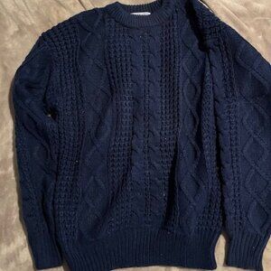 Harbour Classics - Crewneck Sweater - Marine Navy Heather - Medium